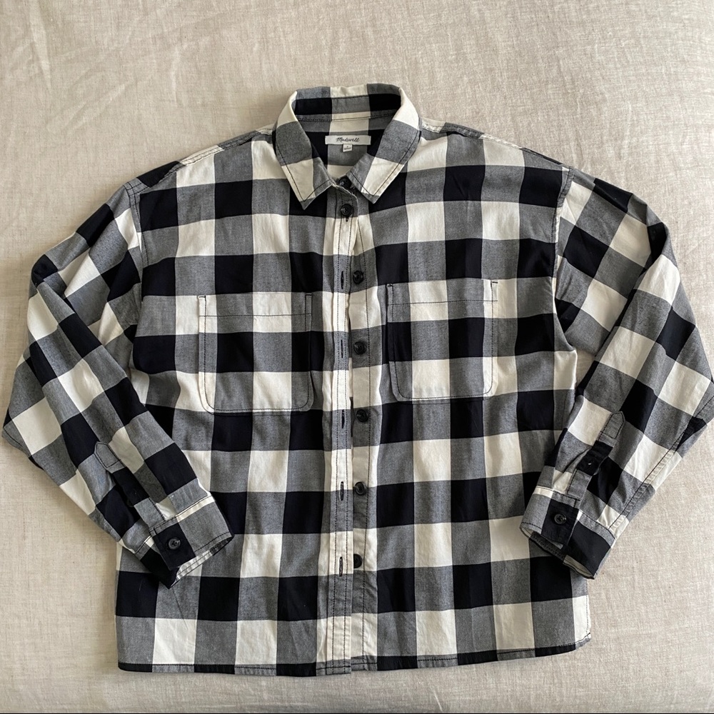 Madewell Flannel Button Down 🖤